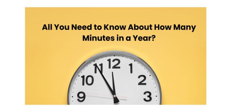 how many minutes in a year