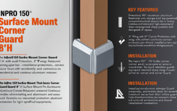 Inpro 150 Surface Mount Corner Guard 8'H