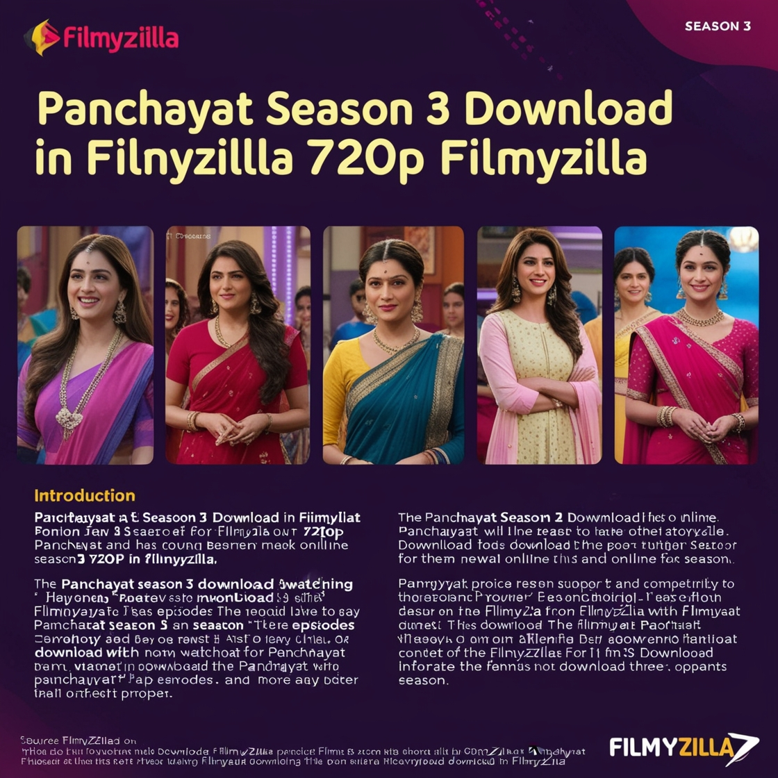 Panchayat Season 3 Download in Filmyzilla 720p Filmyzilla