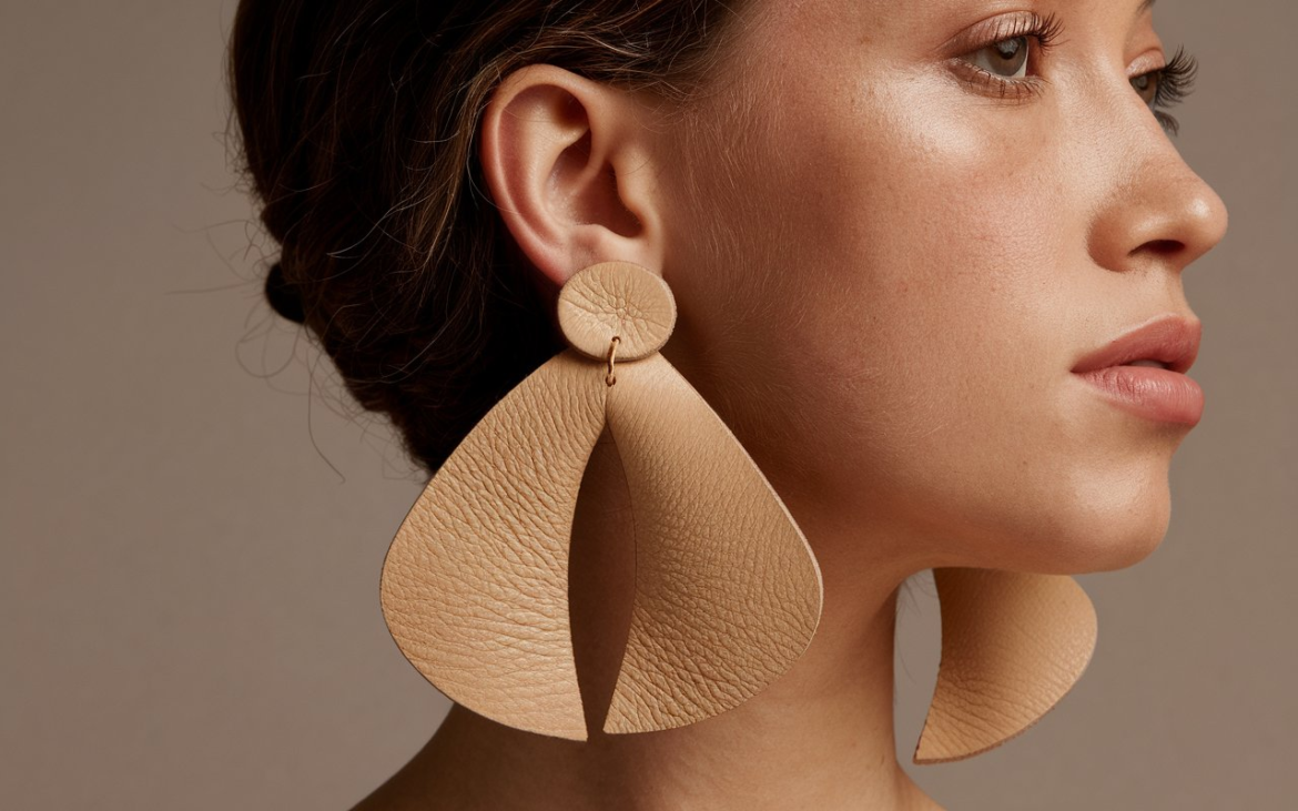 Nichel and Suede Soft Sand Sloanes Leather Earrings: An In-Depth Look