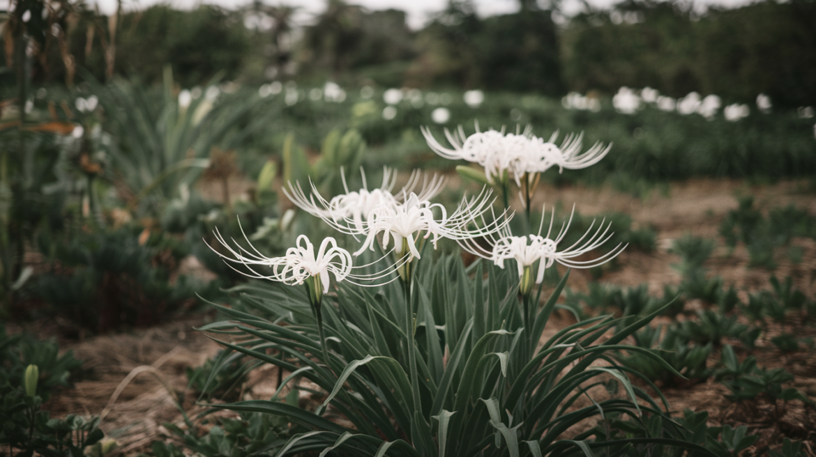 how does the white spider lily help the ag perdue: Exploring