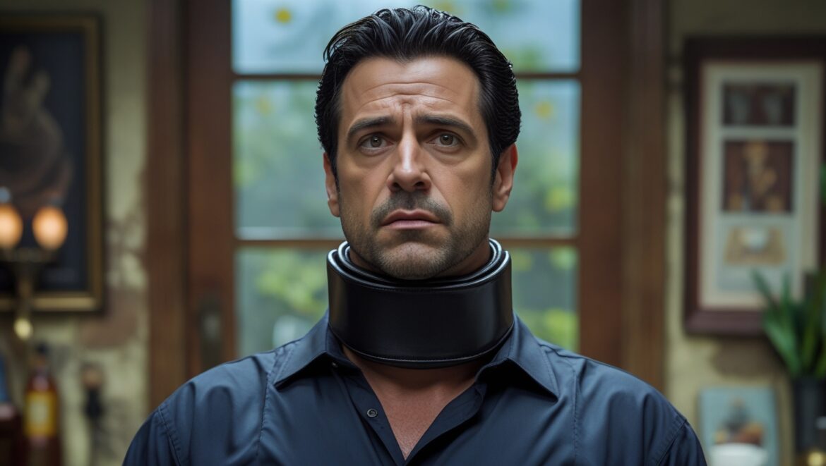 Christopher Moltisanti Neck Brace