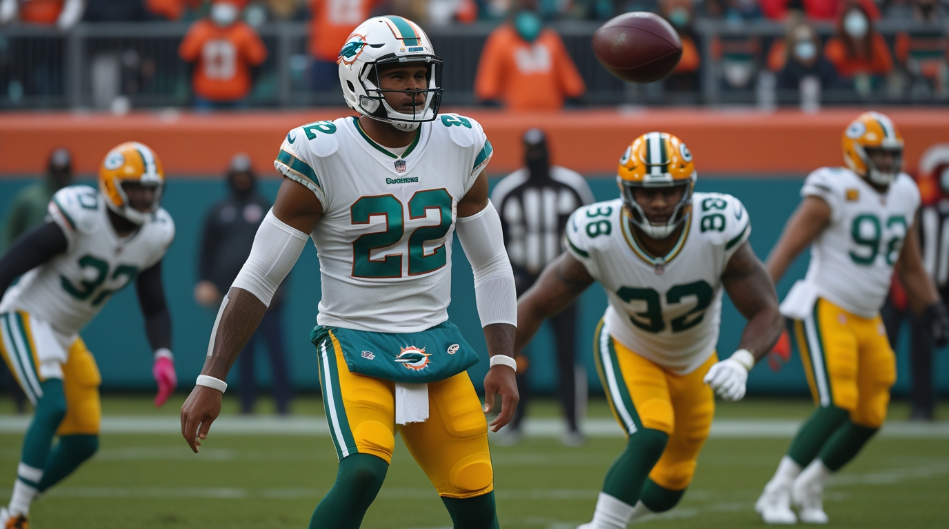 Miami Dolphins vs Green Bay Packers Match Player Stats