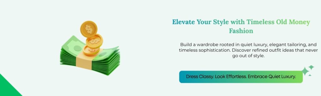 Elevate Your Style with Timeless Old Money Fashion