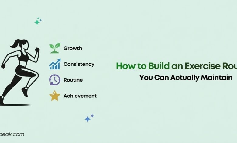 How to Build an Exercise Routine You Can Actually Maintain